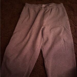 TNA Light Gray Sweatfleece Pants